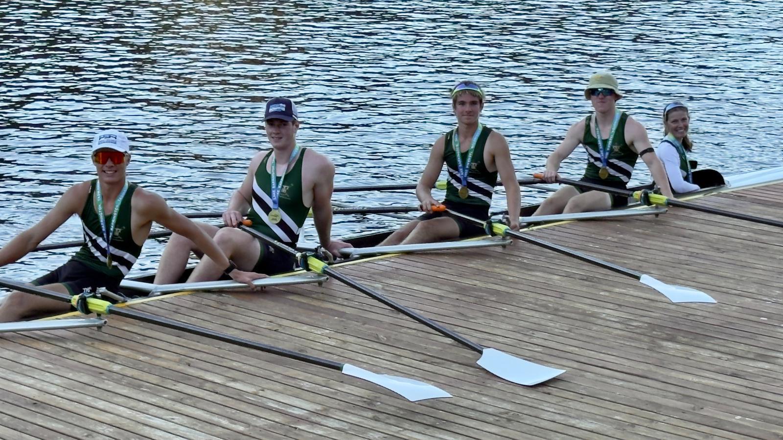 Rowers strike gold at Aussie Rowing Champs - Gippsland Grammar