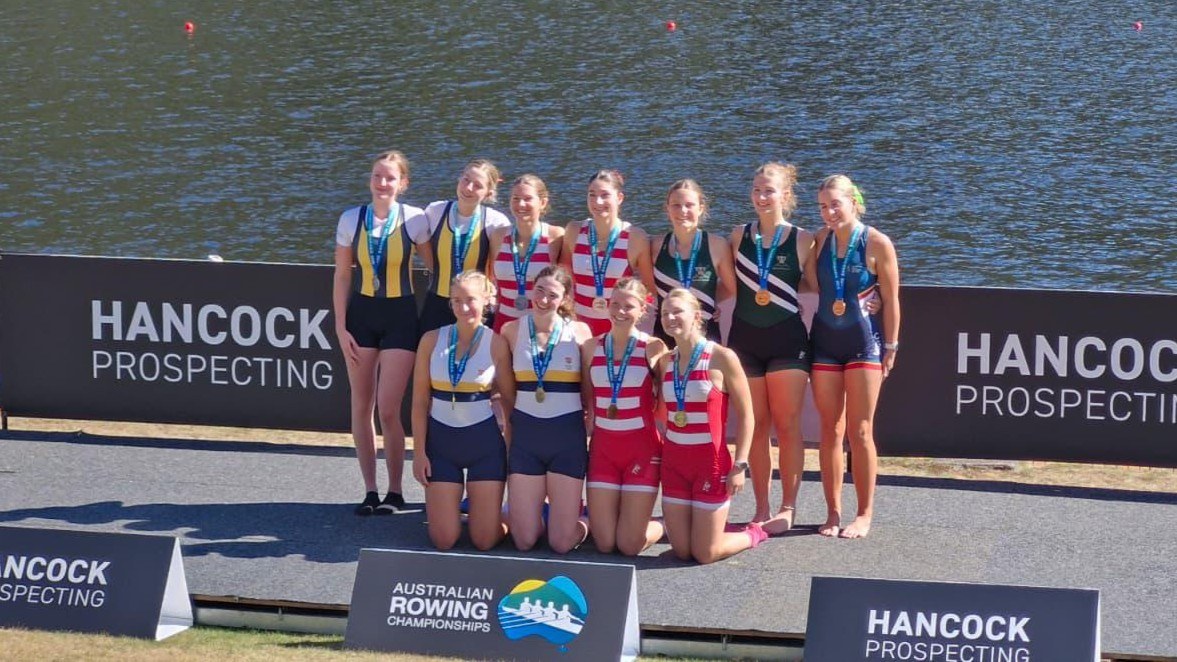 Rowers strike gold at Aussie Rowing Champs - Gippsland Grammar